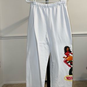 NWOT Women’s Nicki Minaj Beam Me Up Scotty Sweatpants!